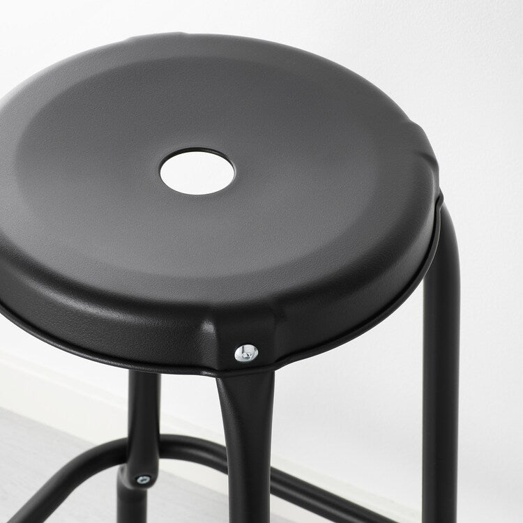 RÅSKOG

Stool, black