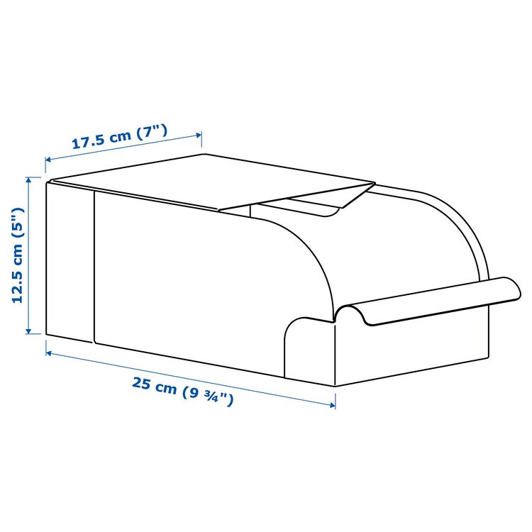 REJSA

Box, grey-green/metal