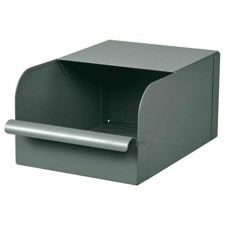 REJSA

Box, grey-green/metal