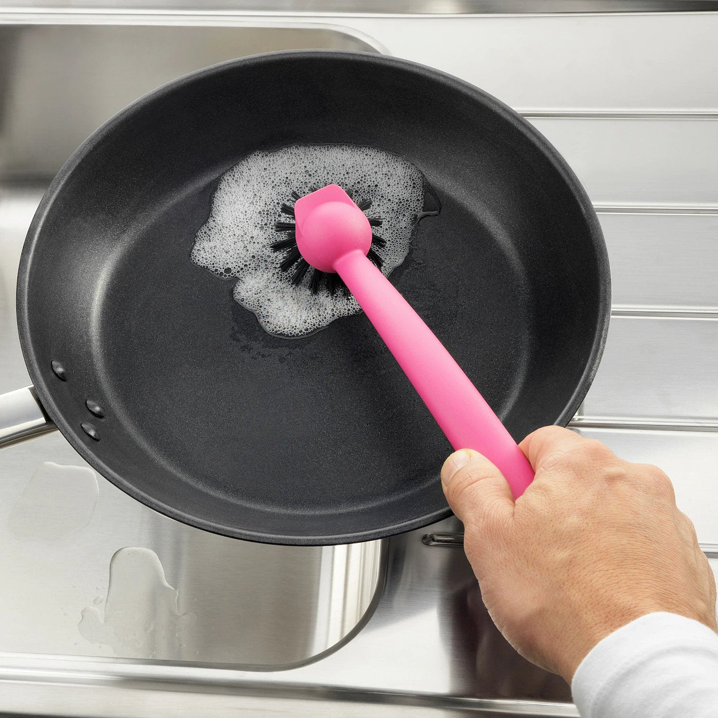 RINNIG Dish-washing brush, pink