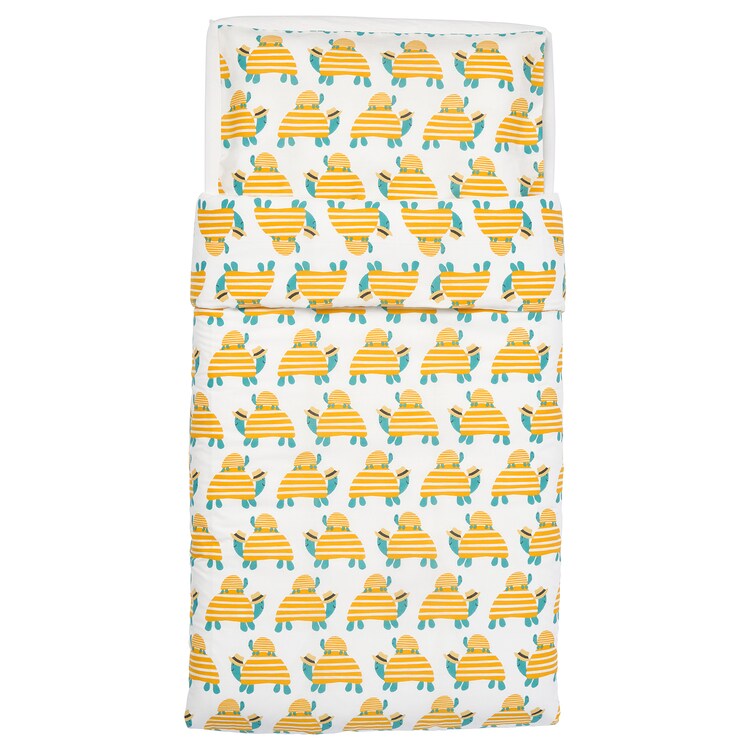 RÖRANDE Duvet cover 1 pillowcase for cot