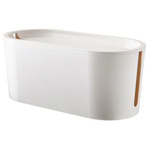 ROMMACable management box with lid, white