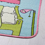 RUMMET Rug, low pile, multicolour