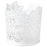 SAMVERKA Tealight holder, white 8 cm