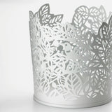 SAMVERKA Tealight holder, white 8 cm