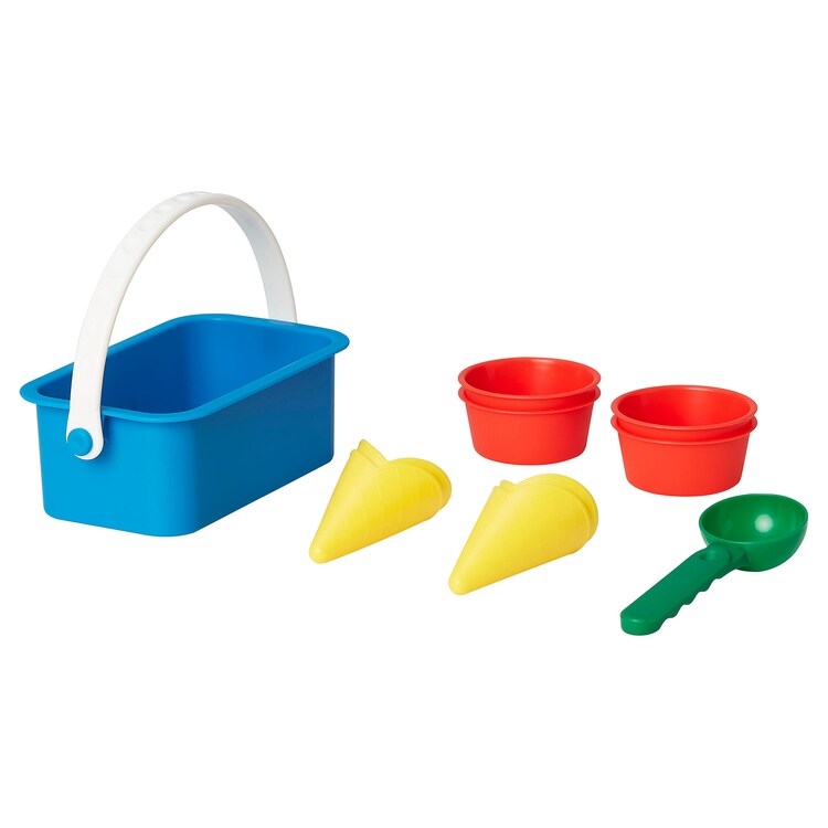 SANDIG10-piece toy ice cream set