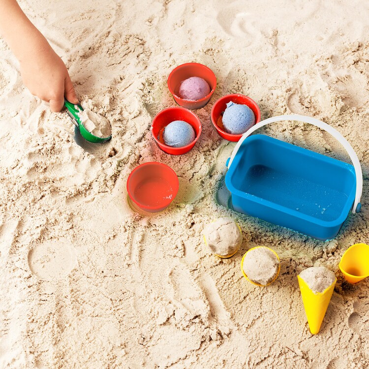 SANDIG10-piece toy ice cream set