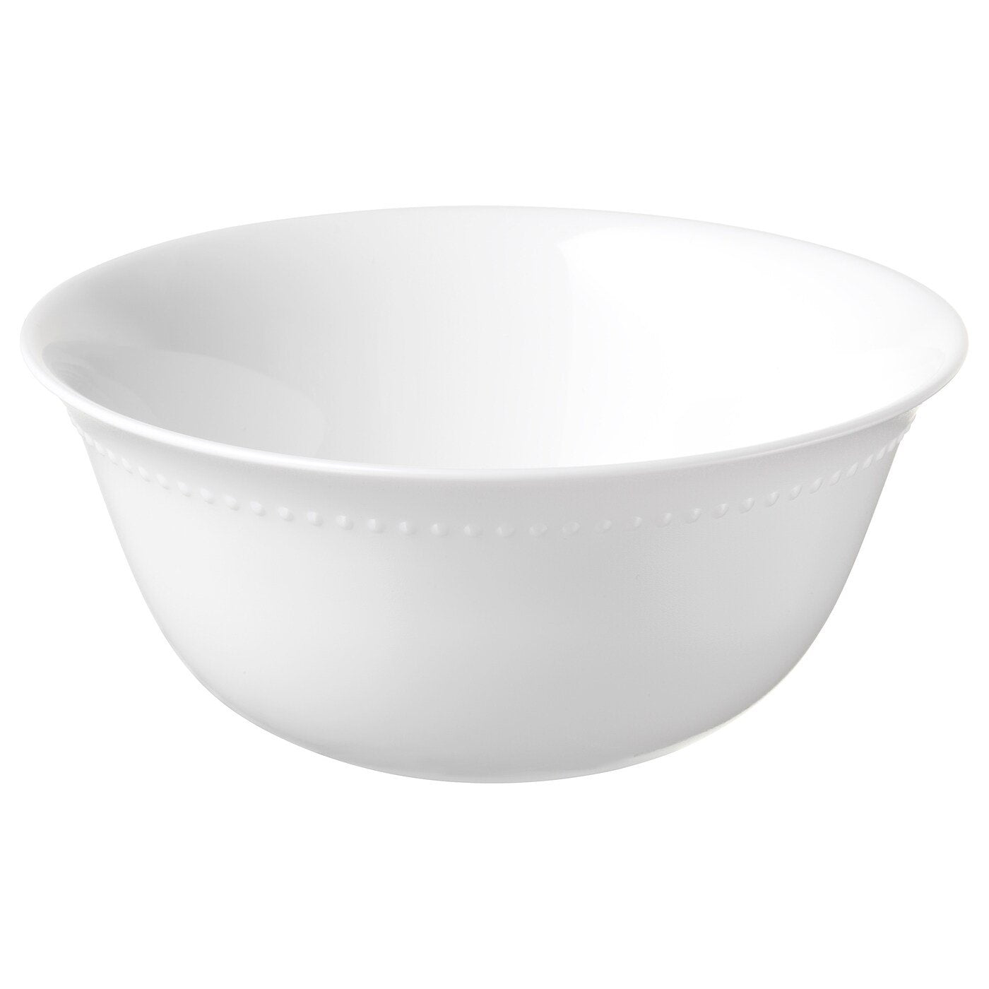 SANNING.

Bowl, white, patterned, 15 cm
