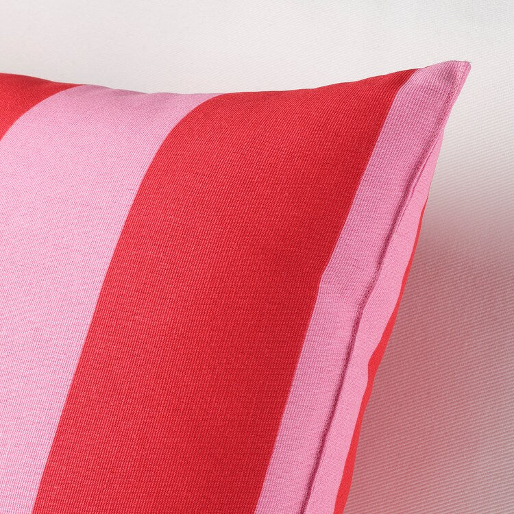 SARAKAJSA Cushion, pink/red/striped