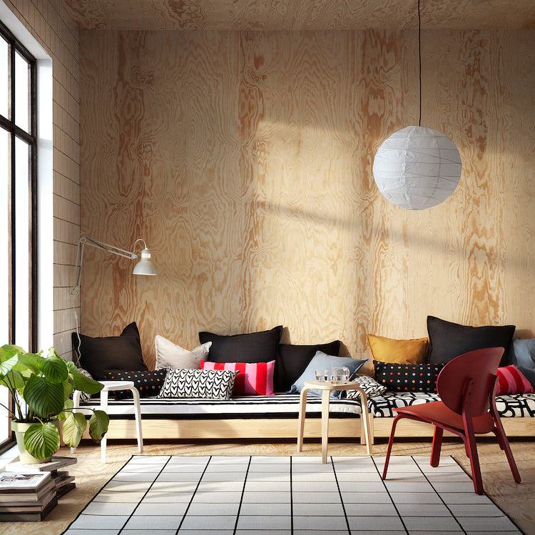 SARAKAJSA Cushion, pink/red/striped