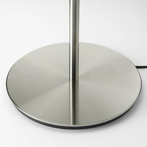 SKAFTET Table lamp base, nickel-plated, 38 cm