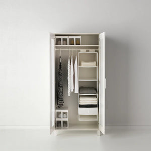 SKUBB Box with compartments,white