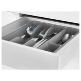 SMÄCKER Cutlery tray, grey