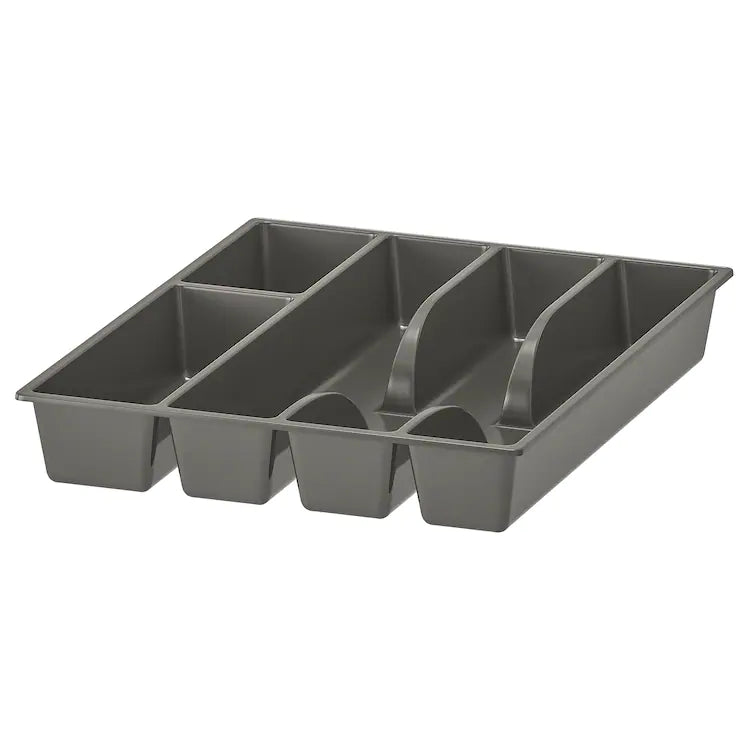 SMÄCKER Cutlery tray, grey