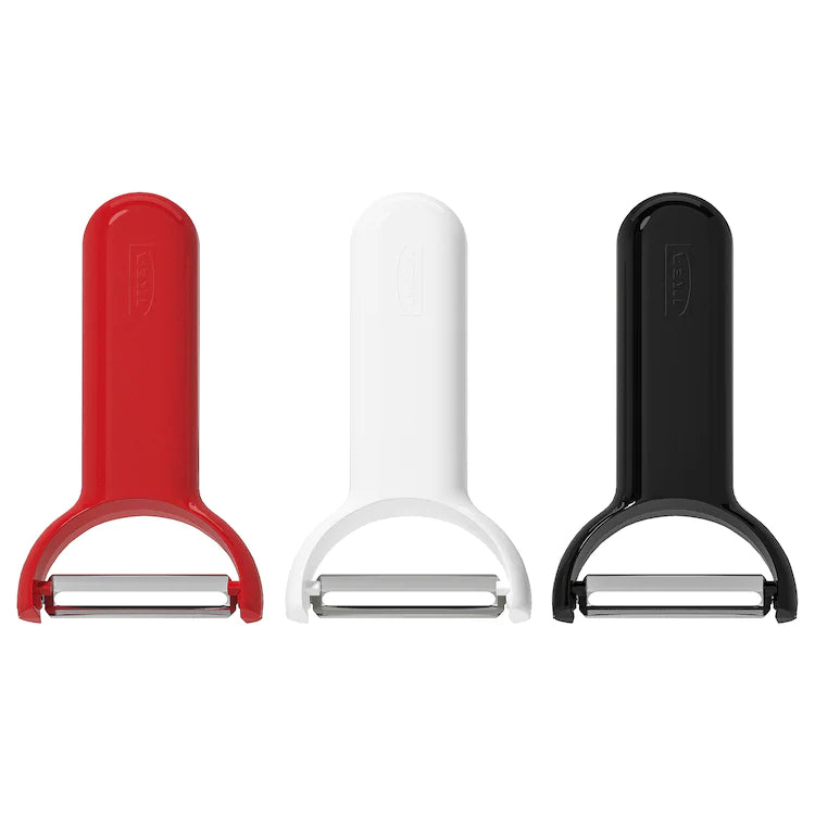 STÄM

Peeler, red, white/black.