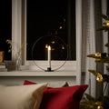 STRÅLALED candelabra, circle led candle