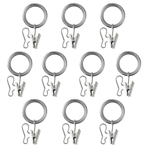 SYRLIG Curtain ring with clip and hook