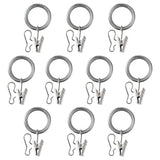 SYRLIG Curtain ring with clip and hook