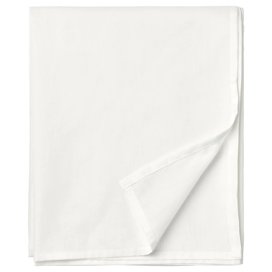 TAGGVALLMO Sheet, white, 150x250 cm
