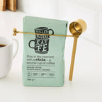 TEMPERERAD

Coffee measure and clip, brass