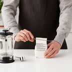 TEMPERERAD

Coffee measure and clip, brass