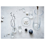 TIDVATTEN Vase, clear glass