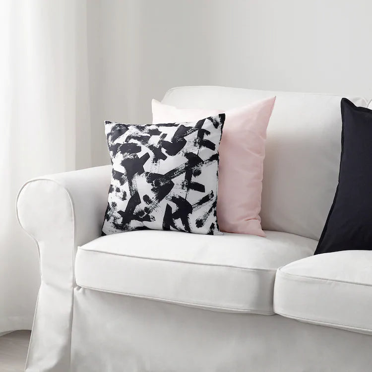 TURILL

Cushion, white/black40x40 cm