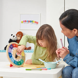 UNDERHÅLLAE ducational wooden clock