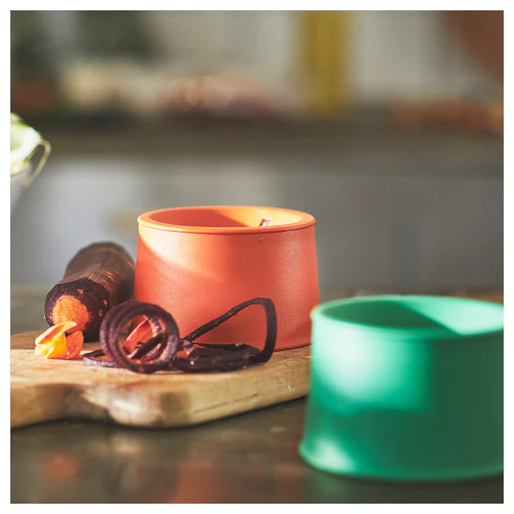 UPPFYLLD Vegetable slicer, set of 2, bright orange/bright green