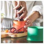 UPPFYLLD Vegetable slicer, set of 2, bright orange/bright green