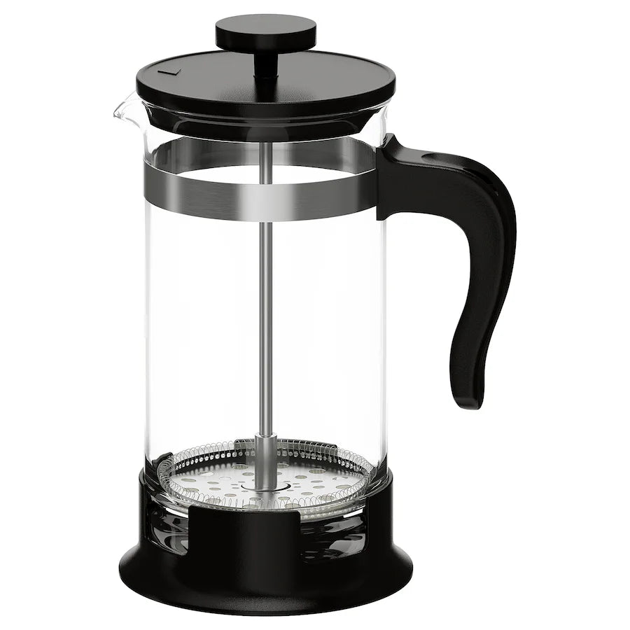 UPPHETTA Coffee/tea maker, glass/stainless steel, 1 l