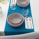 UTBYTT Table-runner, dark turquoise