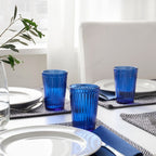 VARDAGEN Glass, blue 31 cl