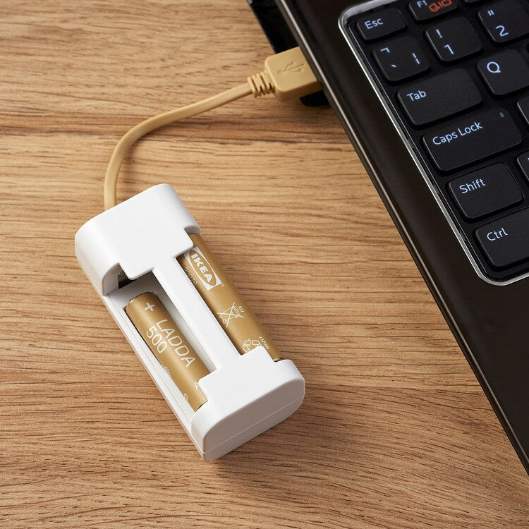 VINNINGE

Battery charger, white