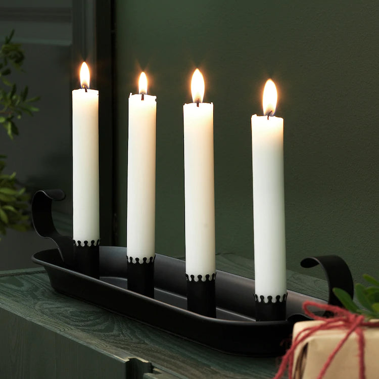 VINTER 2020

Candle holder for 4 candles, black 8cm