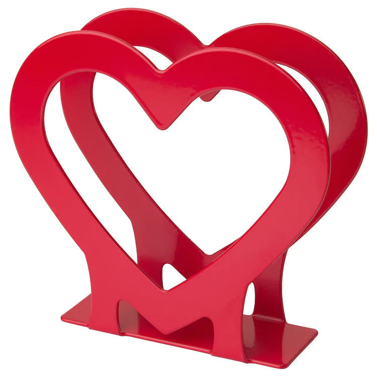 VINTER 2020

Napkin holder, heart-shaped red